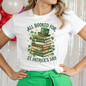 St Patricks Day Book Shirt, Book Lover Gift Shirt
